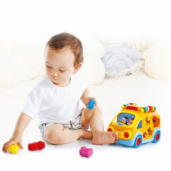 Jucarie Camioneta cu forme geometrice lumini sunete Hola