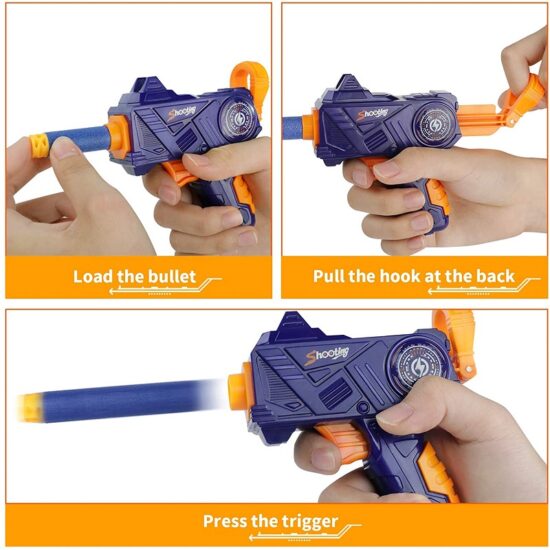 Joc Impusca si tinteste bilele plutitoare cu pistolul