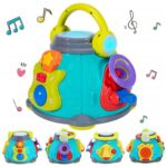 Jucarie Statia muzicala cu microfon tobe trompeta Hola