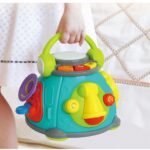 Jucarie Statia muzicala cu microfon tobe trompeta Hola