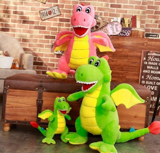 Jucarie plus Dinozaur cu aripi Dragonul cu tepi 100cm Jucarie plus Dinozaur cu aripi Dragonul cu tepi 100cm