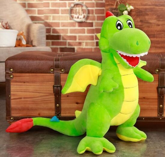 Jucarie plus Dinozaur cu aripi Dragonul cu tepi 100cm