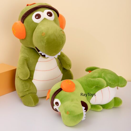 Jucarie plus Dinozaurul cu casti Ascultam muzica Jucarie plus Dinozaurul cu casti Ascultam muzica