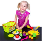 Set bucatarie Cosul cu fructe si legume pentru gatit