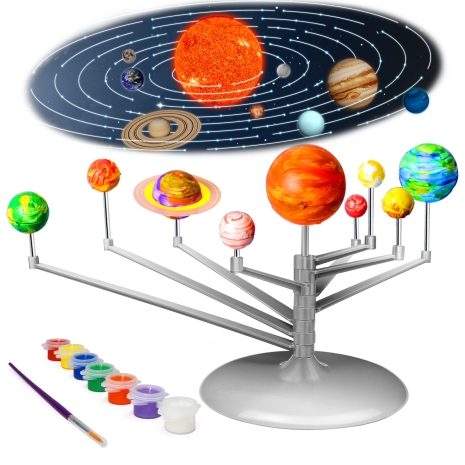 Set creativ Sistemul solar Picteaza planetele