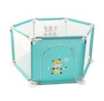 Tarc de joaca metalic pentru bebe Animalute cu 50 bile