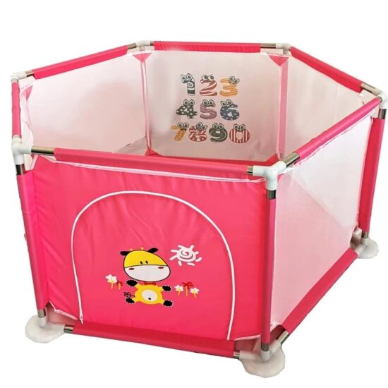 Tarc de joaca metalic pentru bebe Animalute cu 50 bile