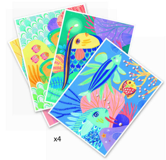 Atelierul creativ pentru desen cu planse si carioci Djeco