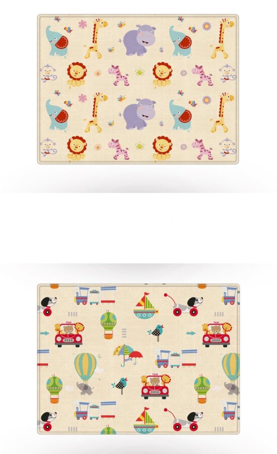 Covor joaca din spuma cu 2 fete termoizolant Masina