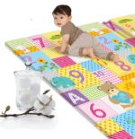 Covor pliabil de joaca cu 2 fete 180*100 cm pentru bebe