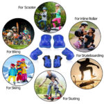 Set 3 protectii captusite pentru role skateboard copii