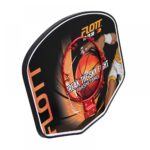 Set Cos de baschet cu inel metalic si minge cauciuc copii