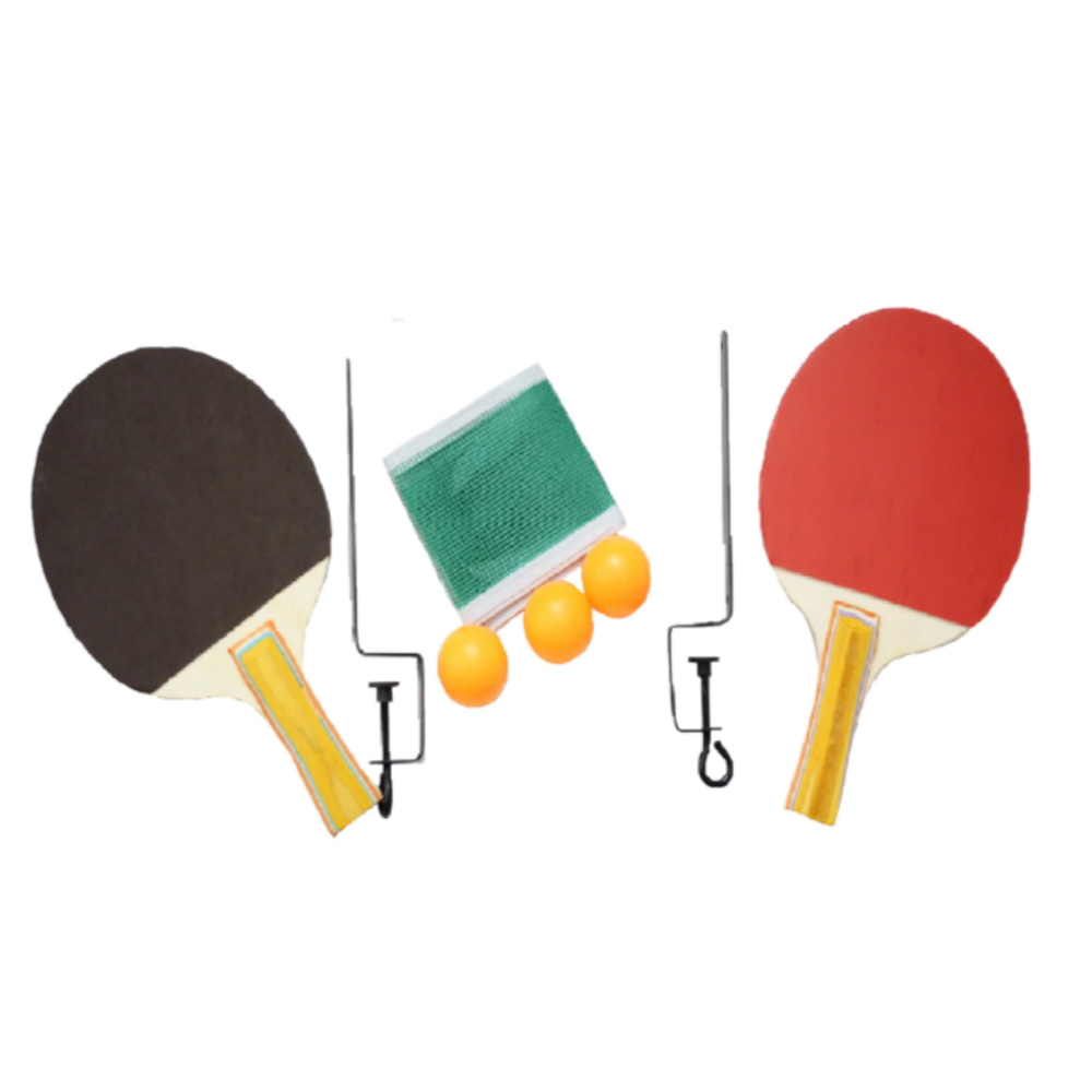 Set palete de tenis de masa cu mingi si fileu copii