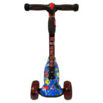 Trotineta copii cu 3 roti late luminoase si pliabila PC62B12