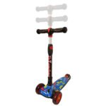 Trotineta copii cu 3 roti late luminoase si pliabila PC62B12