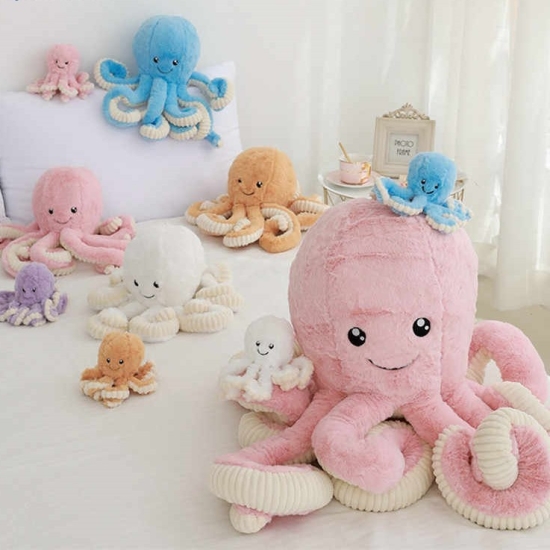 Caracatita de plus Jucarii moi copii cu brate lungi Octopus
