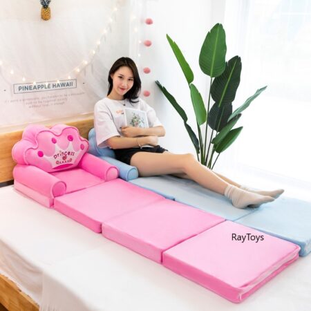 Fotoliu extensibil 4 placi Prince si Princess copii