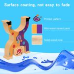 Joc stivuirea clovnilor Construim Bowling Domino lemn