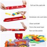 Jucarie de construit Trenul electric transparent Domino colorat