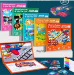 Puzzle magnetic Carte cu desen pe puncte si carioci