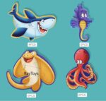 Puzzle magnetic Carte cu desen pe puncte si carioci