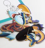 Puzzle magnetic Carte cu desen pe puncte si carioci