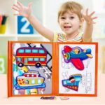 Puzzle magnetic Carte cu desen pe puncte si carioci