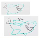 Puzzle magnetic Carte cu desen pe puncte si carioci