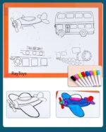 Puzzle magnetic Carte cu desen pe puncte si carioci