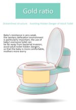 Toaleta muzicala copii cu vas de apa capac si recipient