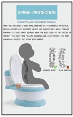 Toaleta muzicala copii cu vas de apa capac si recipient