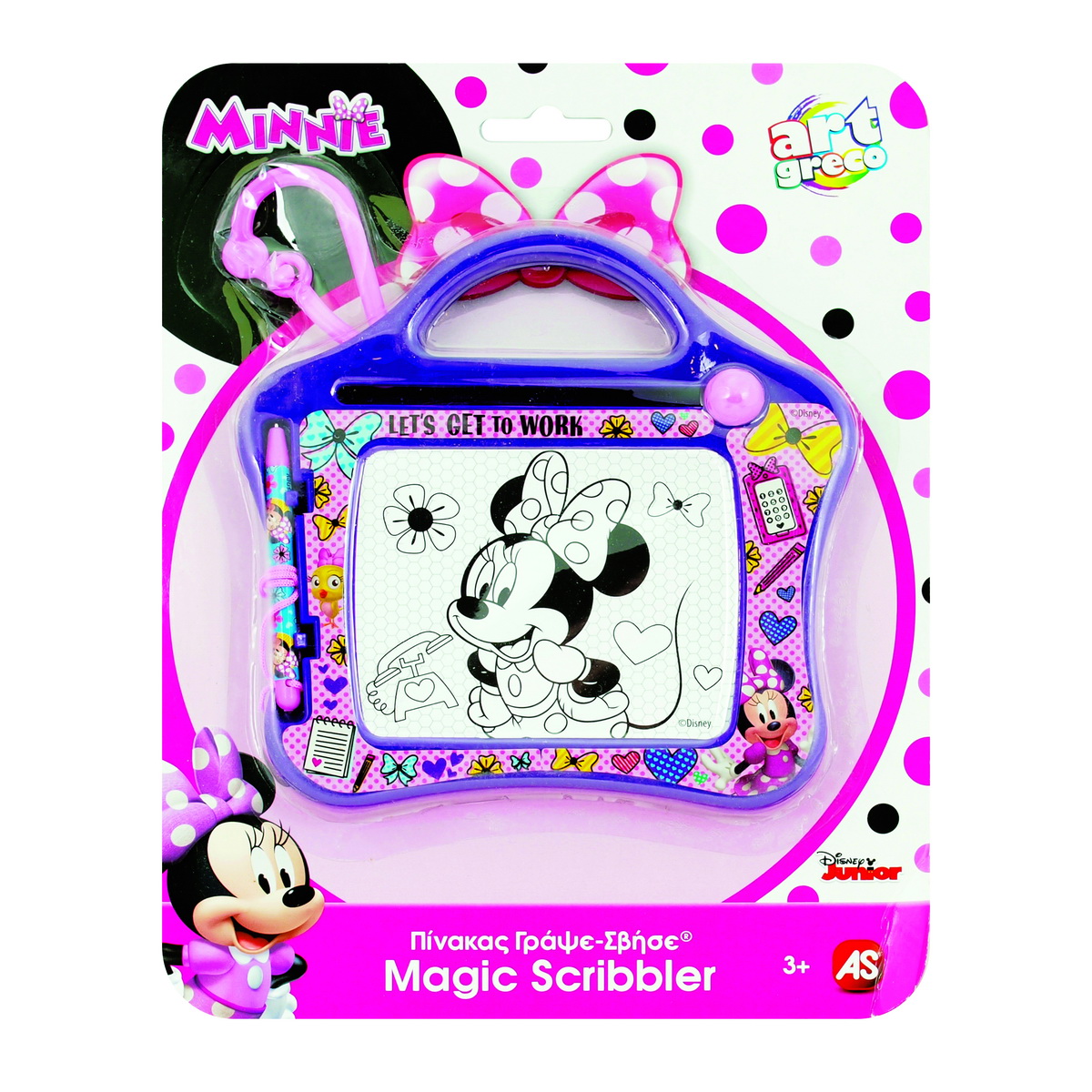 Tabla de scris si desenat cu burete magic Minnie Mouse