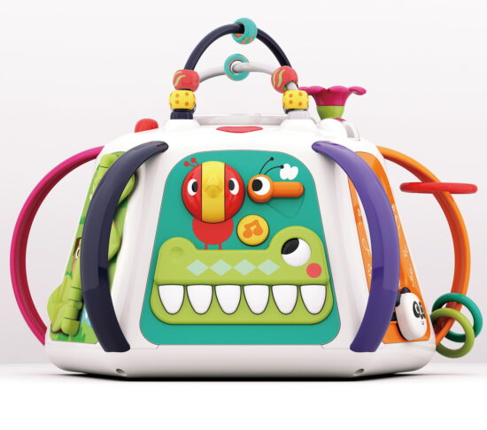 Jucarie interactiva Piramida Bebe cu activitati Hola