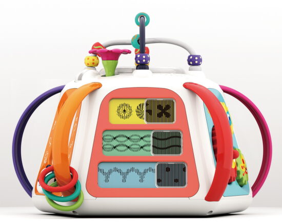 Jucarie interactiva Piramida Bebe cu activitati Hola