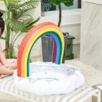 Colac gonflabil Curcubeu Piscina orificii Nor