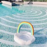 Colac gonflabil Curcubeu Piscina orificii Nor