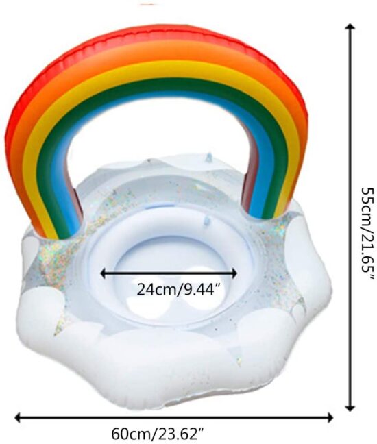 Colac gonflabil Curcubeu Piscina orificii Nor