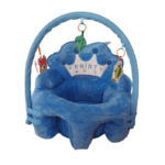 Fotoliu plus Albastru cu spatar sit up bebe Print Printesa cu arcada