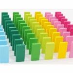 Joc Domino 123 piese Cuburi constructie Jocuri creative copii