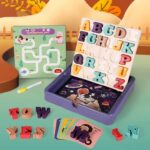 Joc educativ Invata Alfabetul si limba engleza Puzzle si Labirint