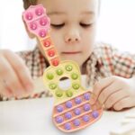 Jucarie Chitara cu note muzicale Pop It antistres silicon