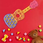 Jucarie Chitara cu note muzicale Pop It antistres silicon