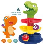 Jucarie interactiva bebe Circuit cu bile Dinozaur