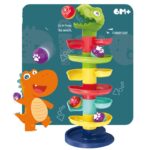 Jucarie interactiva bebe Circuit cu bile Dinozaur