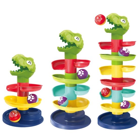 Jucarie interactiva bebe Circuit cu bile Dinozaur Jucarie interactiva bebe Circuit cu bile Dinozaur