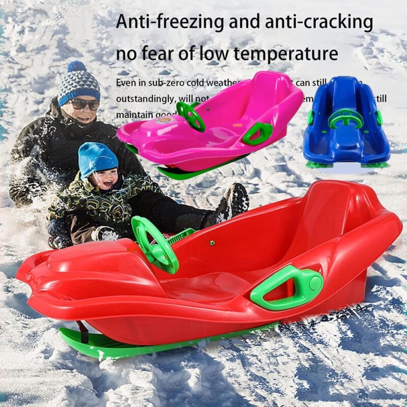 Sanie bob viteza Volan Frane duble Manere laterale