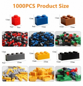 Set cuburi lego constructie 1000 piese Blocuri de construit