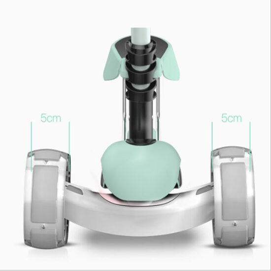 Trotineta copii Scooter 5 in 1 cu lumini Led parentala