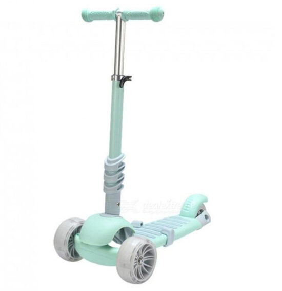 Trotineta copii Scooter 5 in 1 cu lumini Led parentala