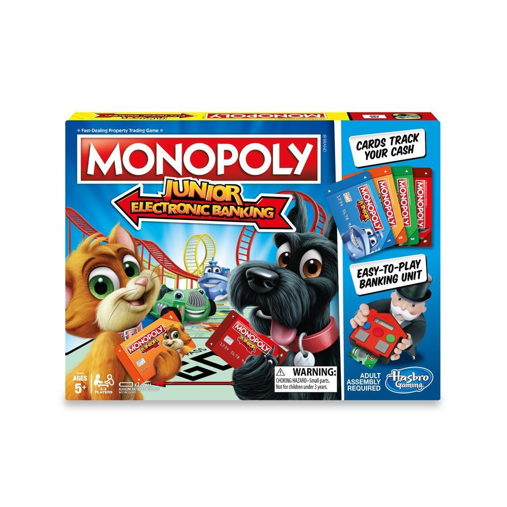 Monopoly junior copii banca electronica limba romana Hasbro